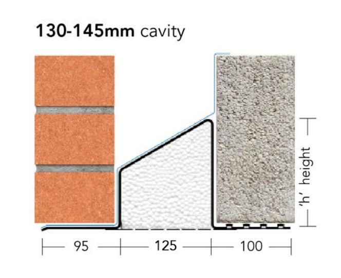 KEYSTONE C/W STD LINTEL S/K-130 4800mm KS1348