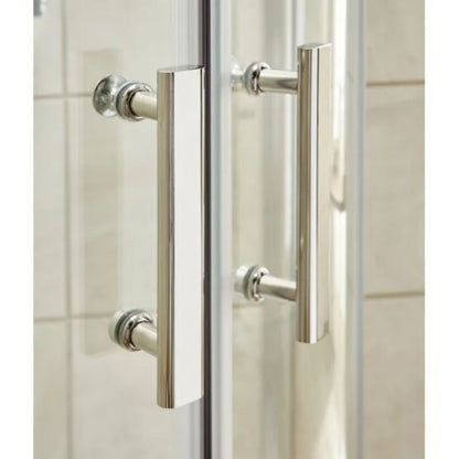 ULTRA FINISHING AQU8 HUDSON REED PACIFIC QUADRANT ENCLOSURE 800mm POLISHED CHROME