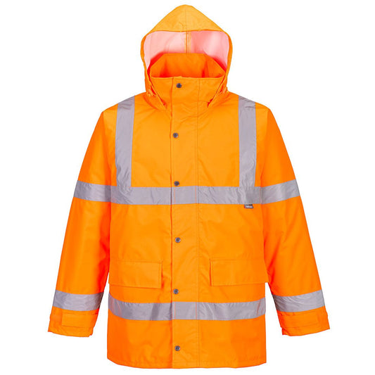 Essential Hi-Vis Winter Traffic Jacket, 4XL, R, Orange