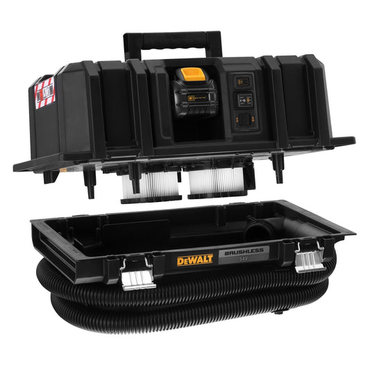 DeWalt 54V FlexVolt Xr M-Class Dust Extractor With 2 x 6.0ahh Li-ion | DCV586MT2-GB