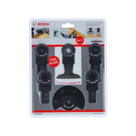 BOSCH 2608664677 6 PIECE MULTI-TOOL SET