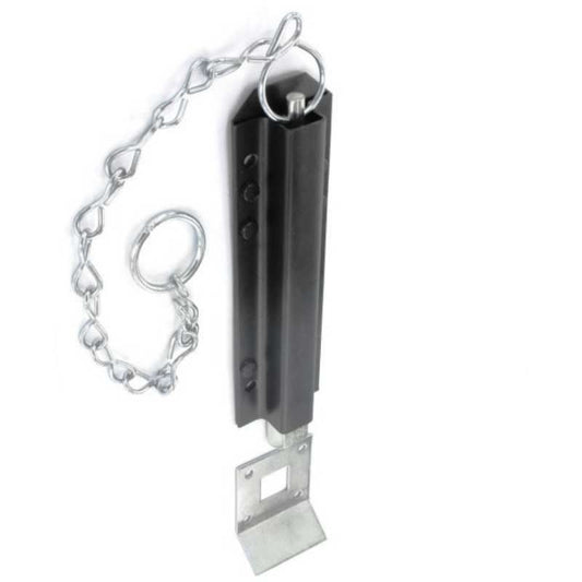 200mm 8" No. 66 BLACK CHAIN BOLT PREPACKED 66--0000BK