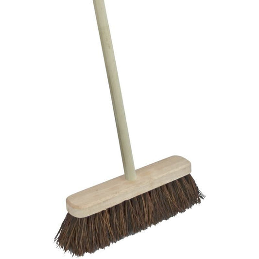 FAITHFULL FAIBRBASS12H STIFF BASSINE BROOM 12" WITH HANDLE