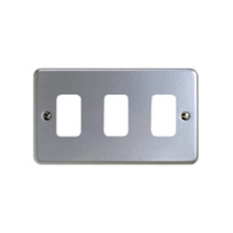 NOVAR MK 3 MODULE FRONPLATE GRID METAL CLAD K3493ALM