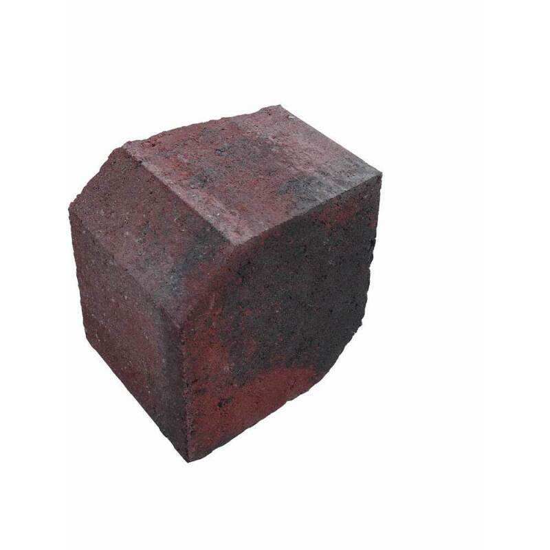 BRETT DRIVESTYLE CORNER SPLAY KERB 125x125x125mm BRINDLE DCSPBR