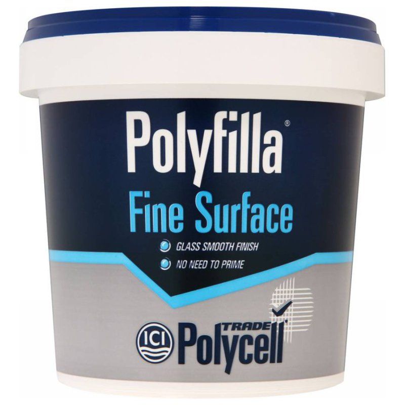 POLYFILLA TRADE FINE SURFACE FILLER 1.75kg TUB 5085003