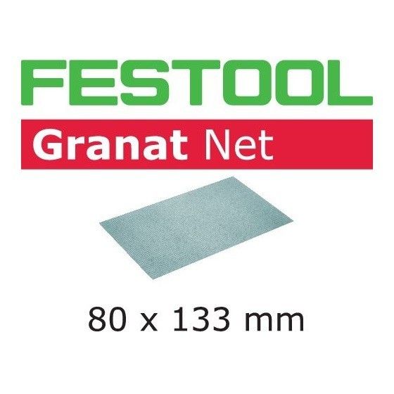 FESTOOL 203289 GRANAT SANDING SHEETS 80X133MM 180 GRIT (PACK OF 50)
