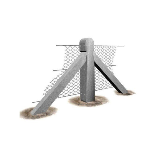 Supreme Concrete Straining Post 2.4M 125 x 125mm 2-Way CHK262T