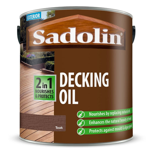 SADOLIN 2 IN 1 DECKING OIL 2.5l TEAK 5096474