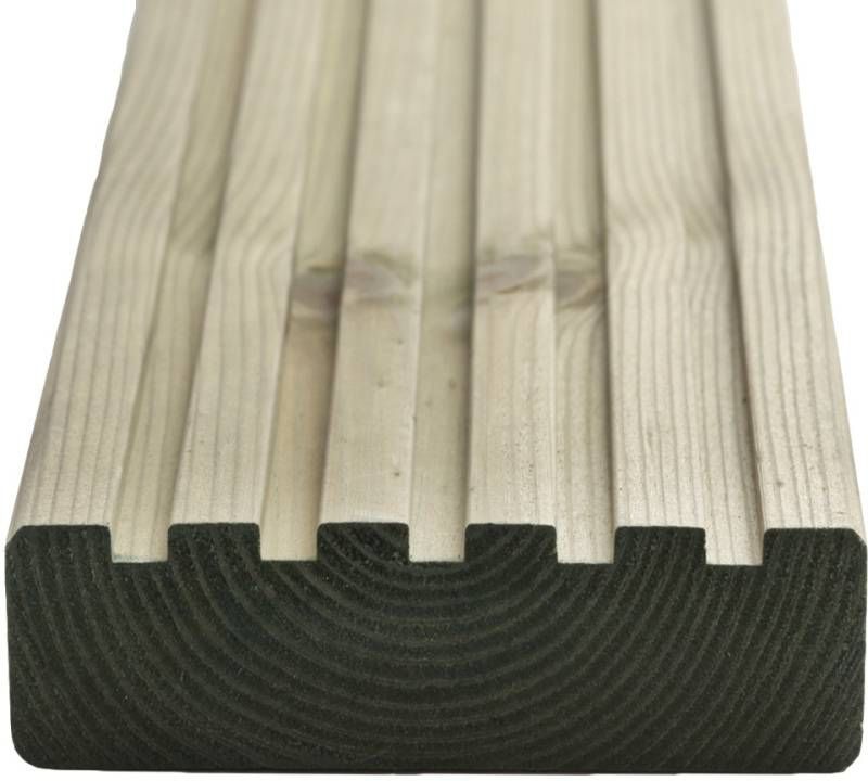 TTG 32 x 125mm YALDING TREATED DECKING PER MTR <26x120>