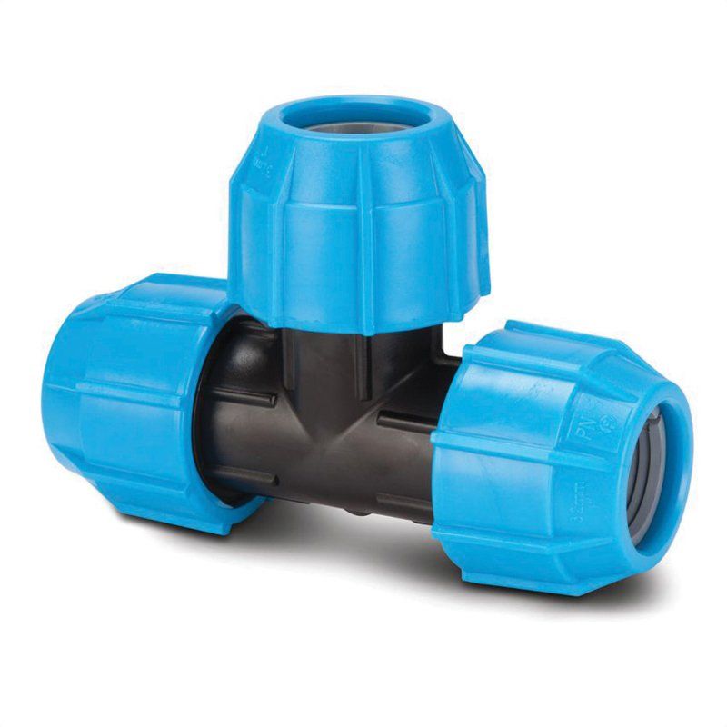 POLYPIPE POLYFAST EQUAL TEE MDPE 5/20 32mm 40232