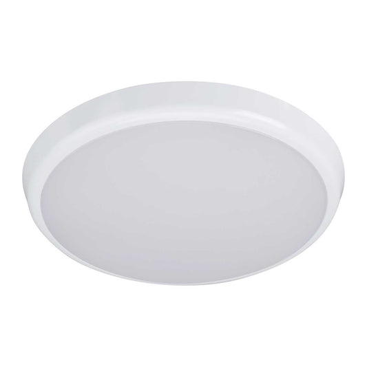 Bell Deco Slim 25W LED Tri-Colour Emergency Bulkhead with Microwave Sensor White