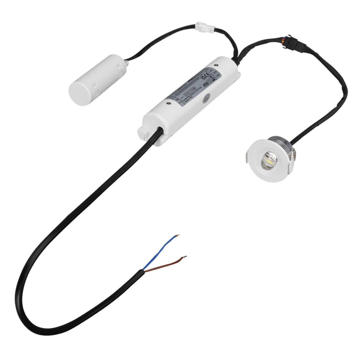 Bell 3W LED Non Maintained Emergency Manual or Self Test Corridor Downlight