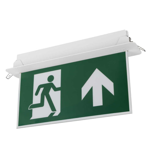 Bell Spectrum 2.5W LED 6 in 1 Emergency Manual / Self Test Exit Blade Up Arrow Legend