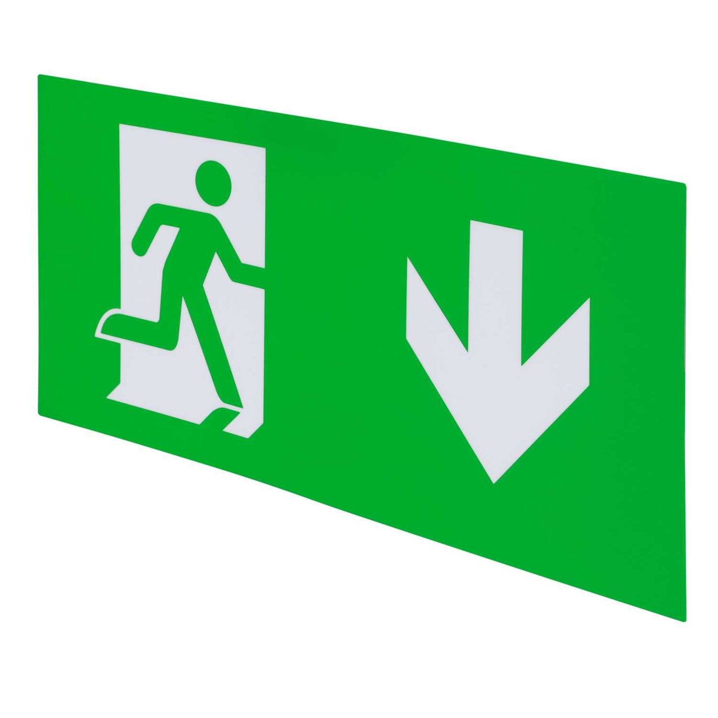 Bell ISO Down Arrow Legend for Spectrum Hinged Exit Sign