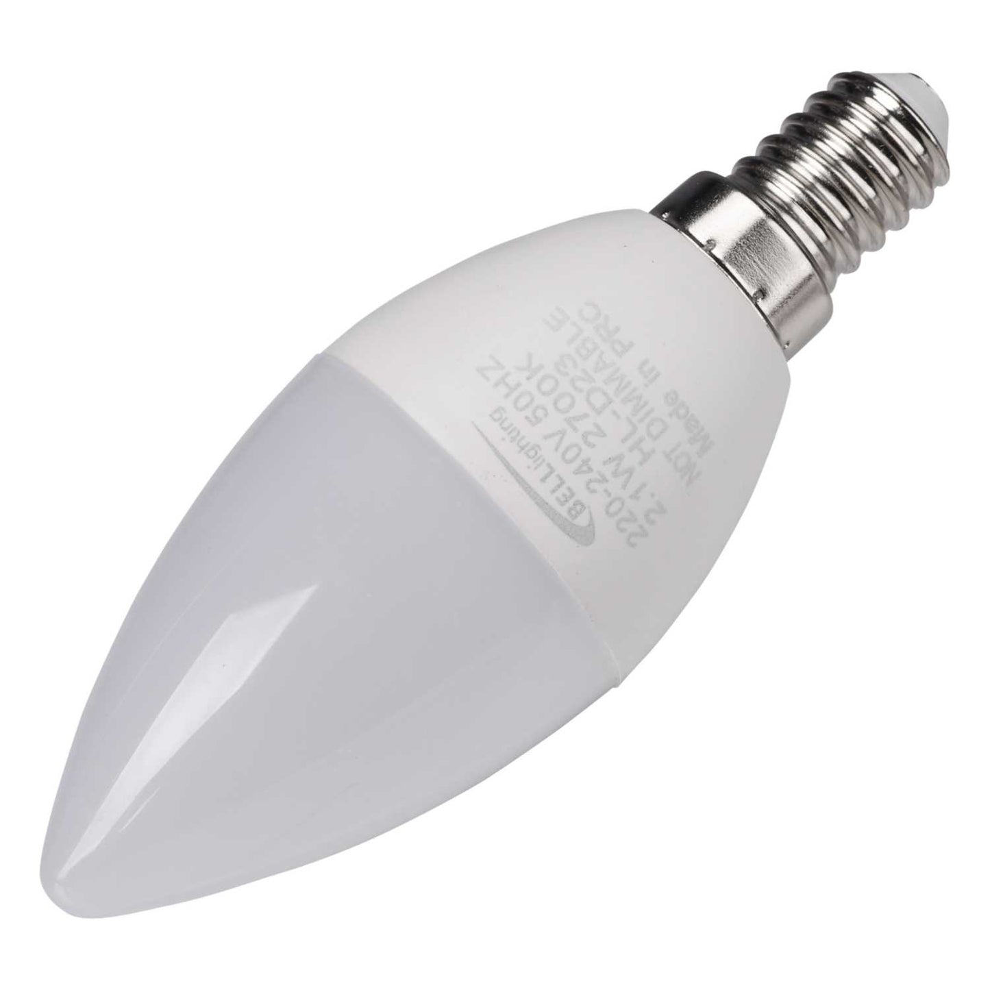 Bell 2.1W SES LED Non Dimmable Candle Lamp Opal 2700K