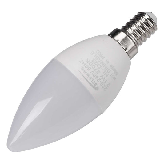 Bell 2.1W SES LED Non Dimmable Candle Lamp Opal 2700K