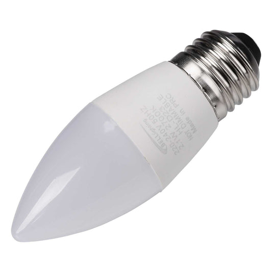 Bell 2.1W ES LED Non Dimmable Candle Lamp Opal 2700K