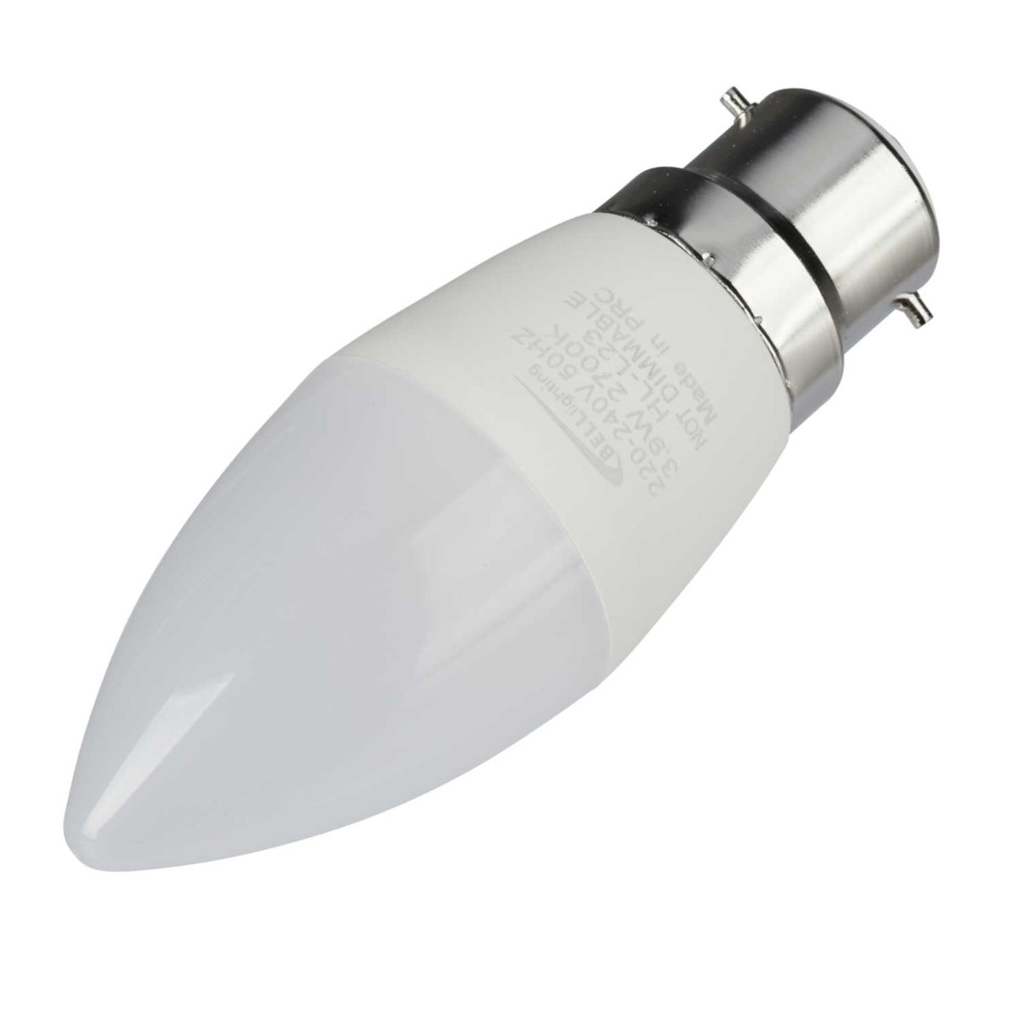 Bell 3.9W BC LED Non Dimmable Candle Lamp Opal 2700K