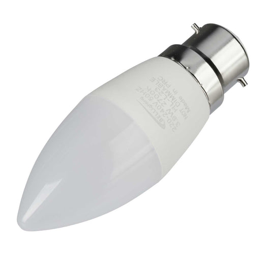 Bell 3.9W BC LED Non Dimmable Candle Lamp Opal 2700K