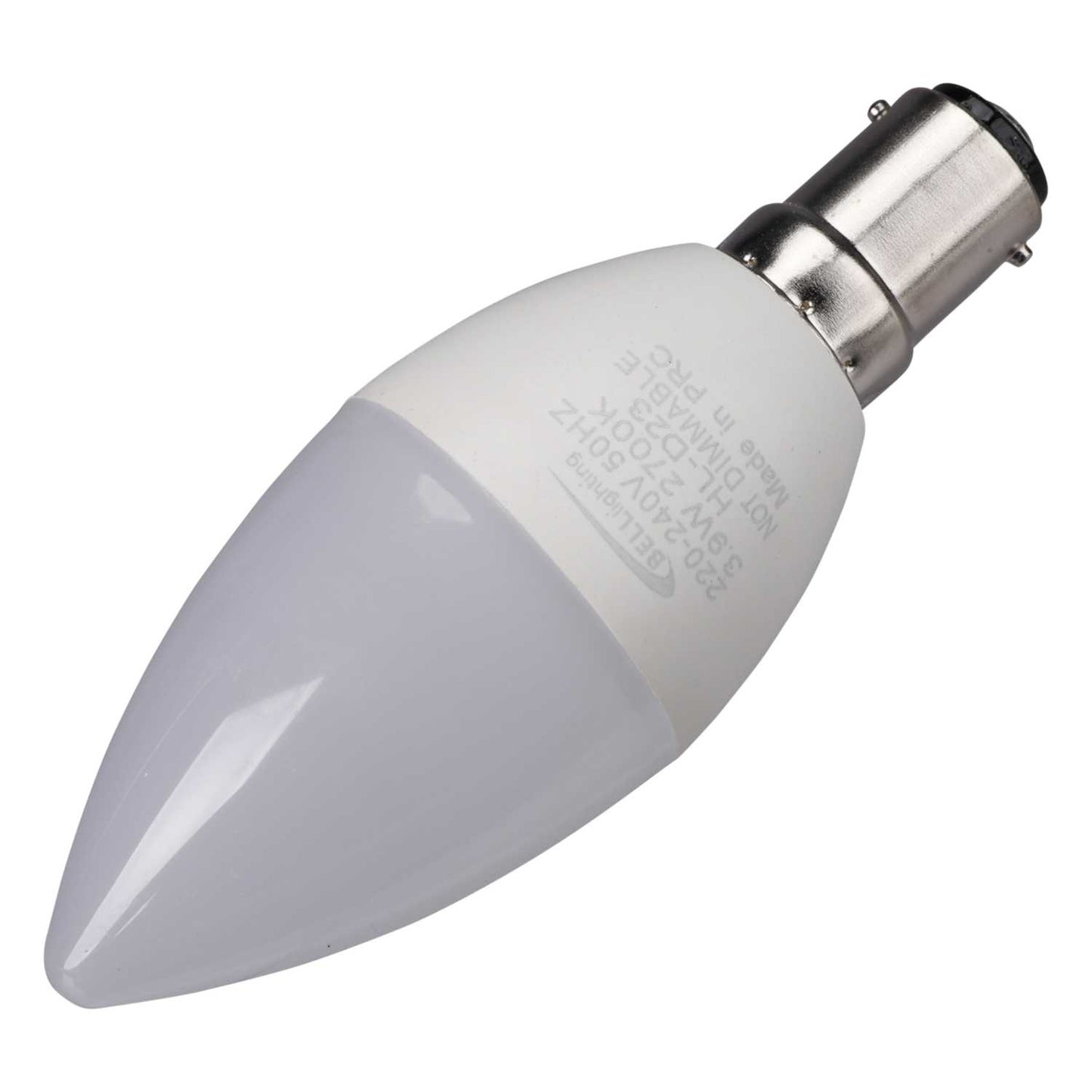 Bell 3.9W SBC LED Non Dimmable Candle Lamp Opal 2700K