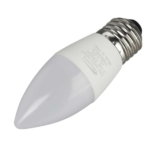 Bell 2.1W ES LED Dimmable Candle Lamp Opal 2700K
