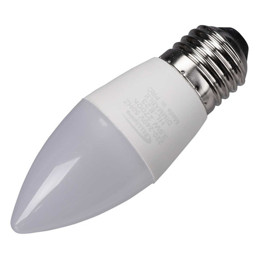 Bell 3.9W ES LED Dimmable Candle Lamp Opal 2700K