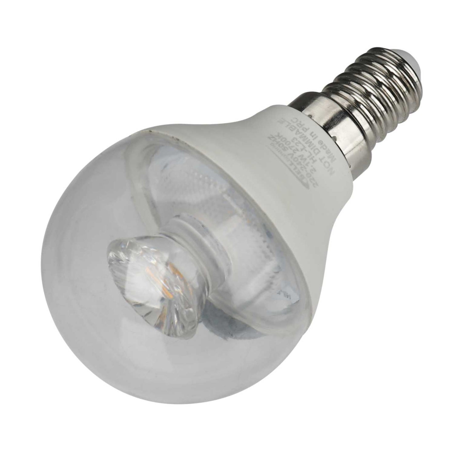 Bell 2.1W SES LED Non Dimmable Golf Ball Lamp Clear 2700K