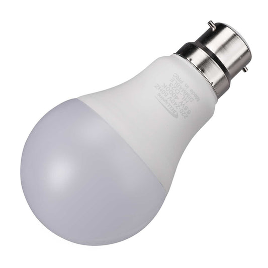 Bell 6.6W BC LED Dimmable GLS Lamp Opal 4000K