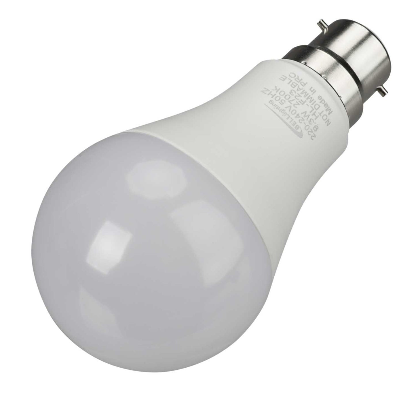 Bell 9.3W BC LED Non Dimmable GLS Lamp Opal 2700K