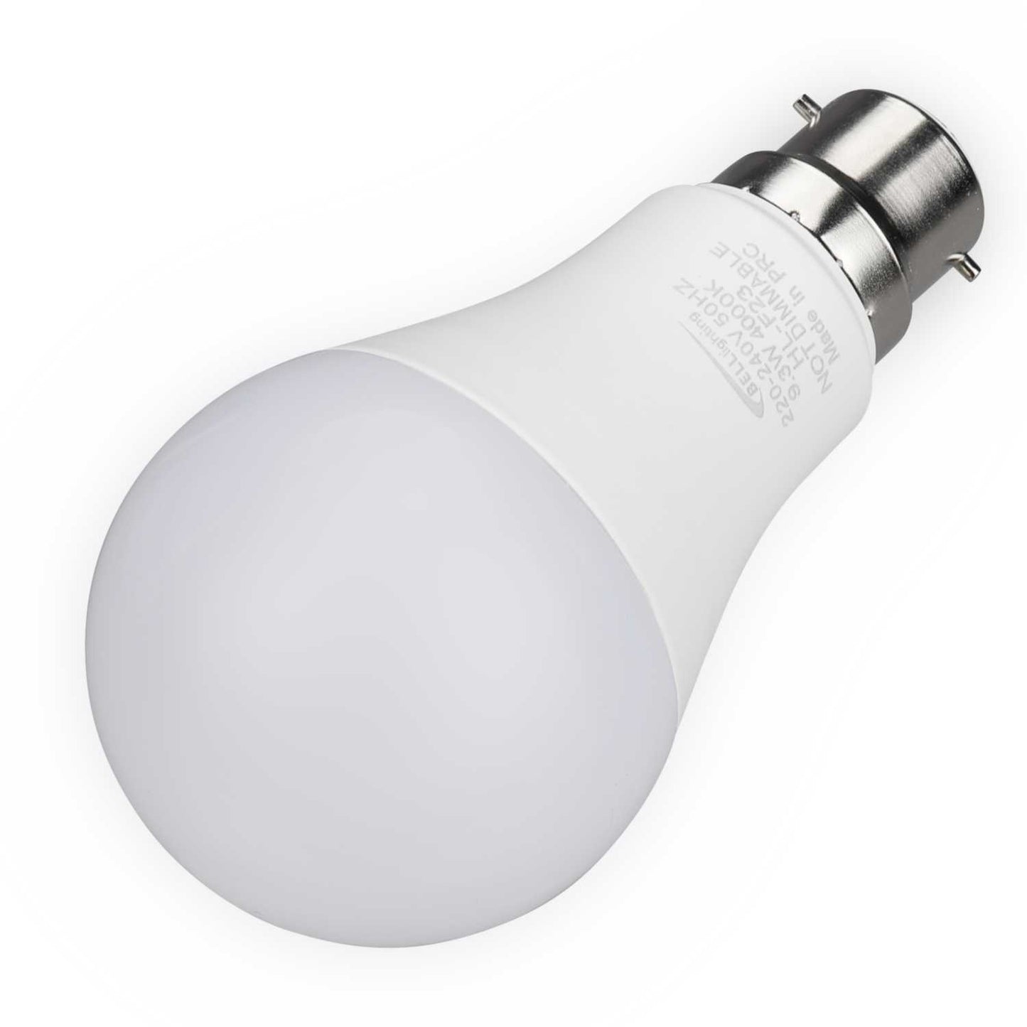 Bell 9.3W BC LED Non Dimmable GLS Lamp Opal 4000K