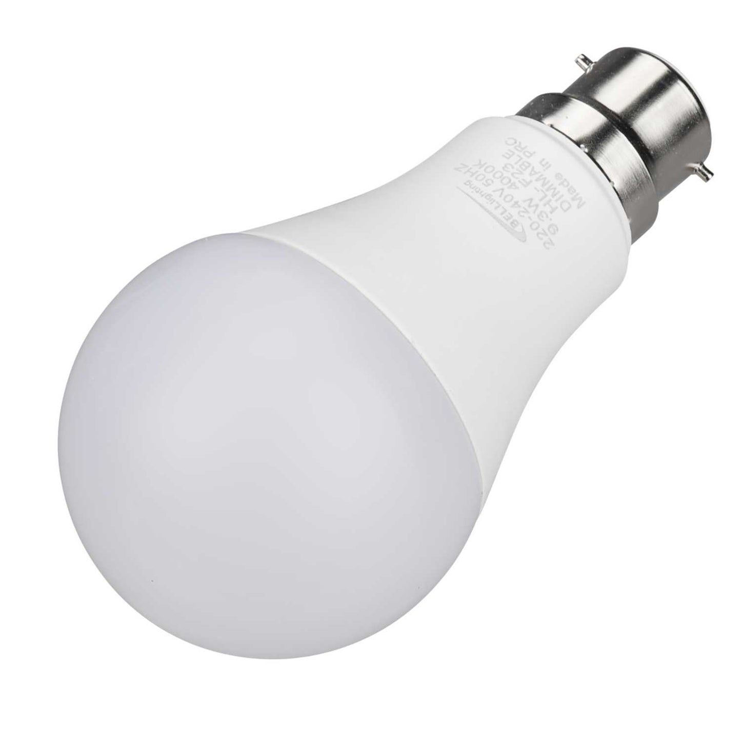 Bell 9.3W BC LED Dimmable GLS Lamp Opal 4000K