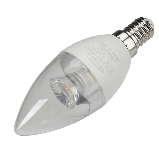 Bell 3.9W SES LED Dimmable Candle Lamp Clear 2700K