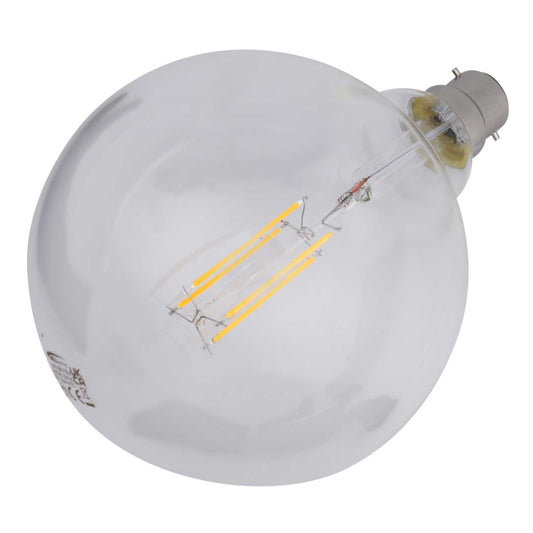 Bell Vintage 3.3W BC LED Dimmable Filament Large Globe Lamp Clear 2700K