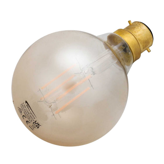 Bell Vintage 3.3W BC LED Non Dimmable Filament Globe Lamp Amber 2200K
