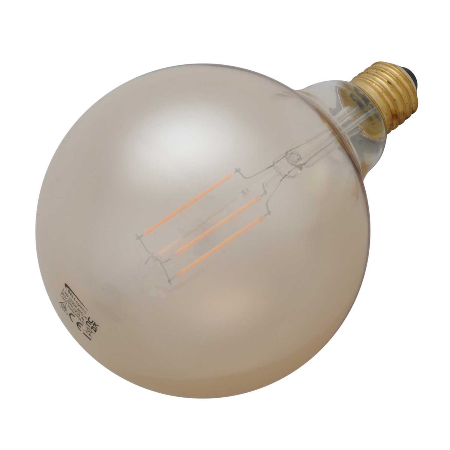 Bell Vintage 3.3W ES LED Non Dimmable Filament Large Globe Lamp Amber 2200K