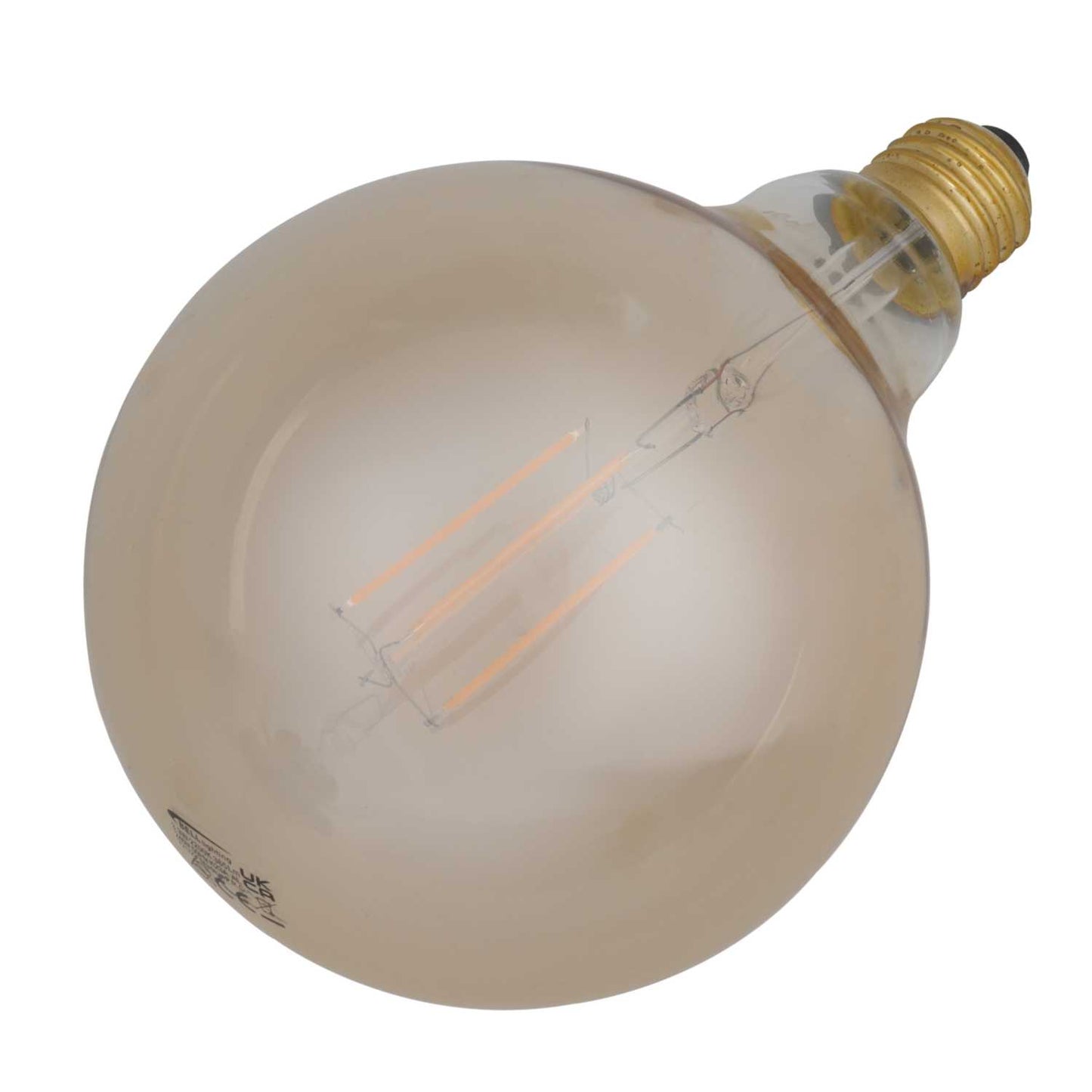 Bell Vintage 3.3W ES LED Dimmable Filament Large Globe Lamp Amber 2200K