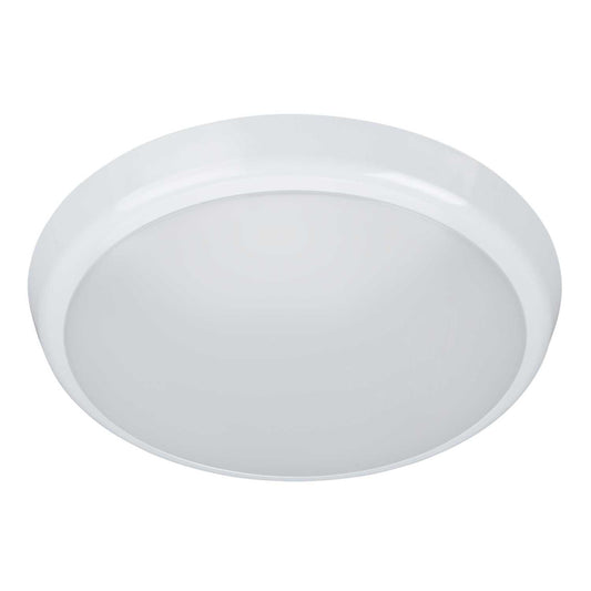 Bell Deco Slim 12W LED Tri-Colour Bulkhead with Microwave Sensor White