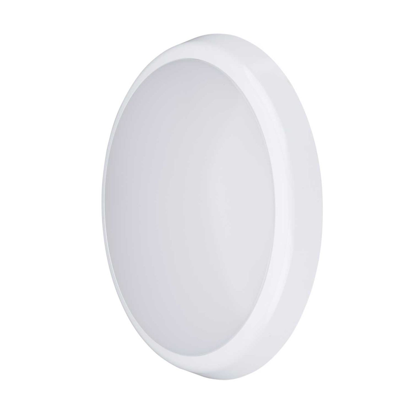 Bell Deco Slim 12W LED Tri-Colour Emergency Bulkhead with Microwave Sensor White