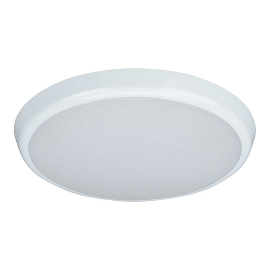 Bell Deco Slim 18W LED Tri-Colour Emergency Bulkhead with Microwave Sensor White
