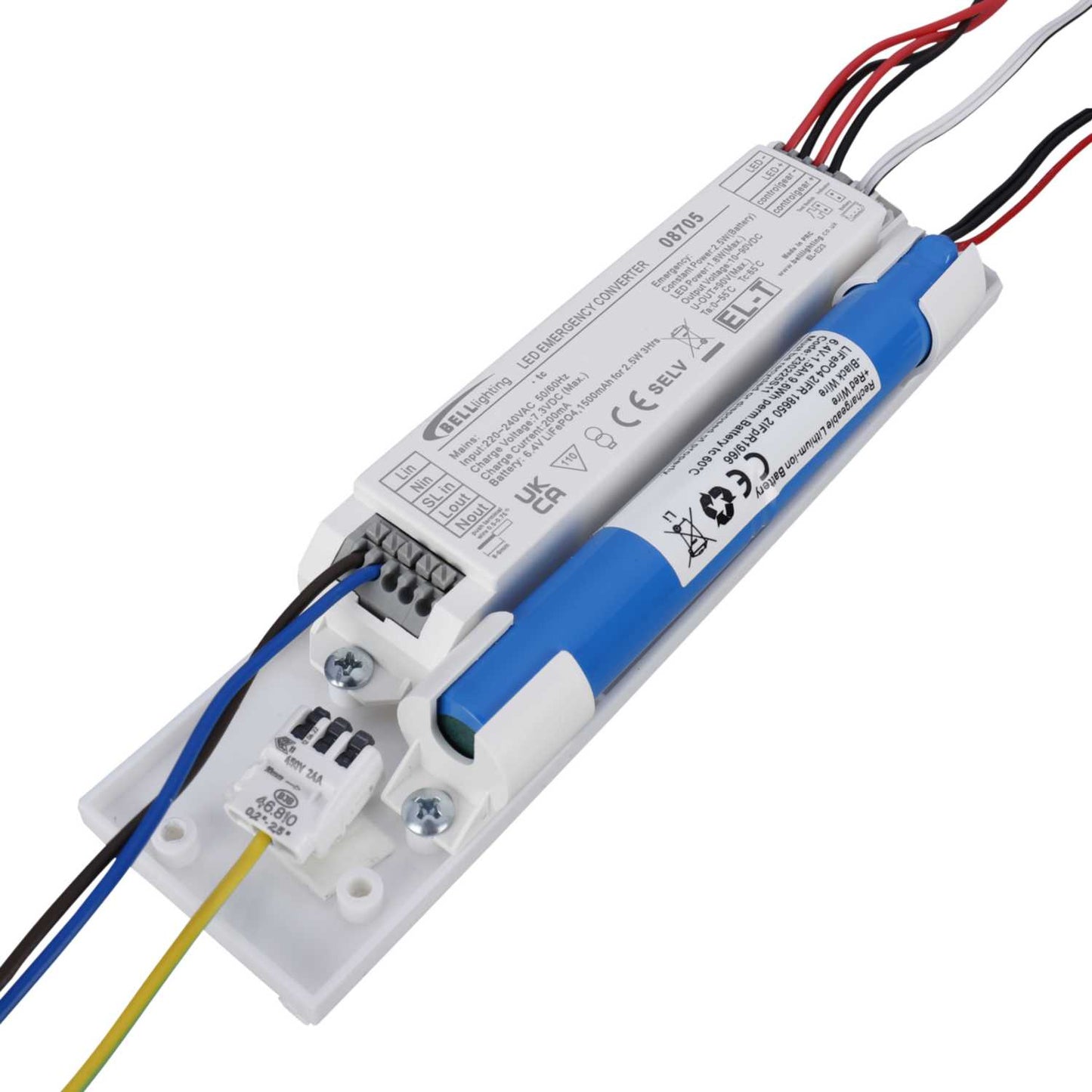 Bell LED CCT Batten 2.5W Self Test Emergency Pack