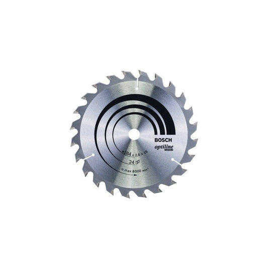 BOSCH 2608640817 CIRCULAR SAW BLADE 24t x 16 x 184mm
