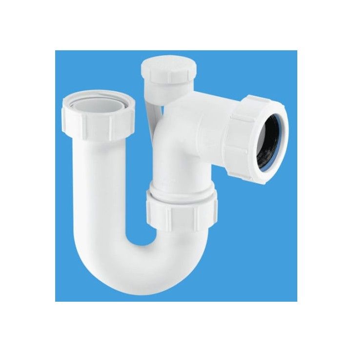 MCALPINE SC10V SEAL ANTI VAC P-TRAP 1.1/2" x 75mm 61020223