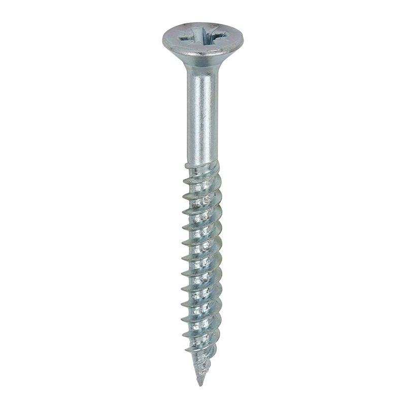 TIMCO TWINTHREAD CSK BZP WOODSCREWS 8 x 1 1/2" (BOX 200) 08112CWZ
