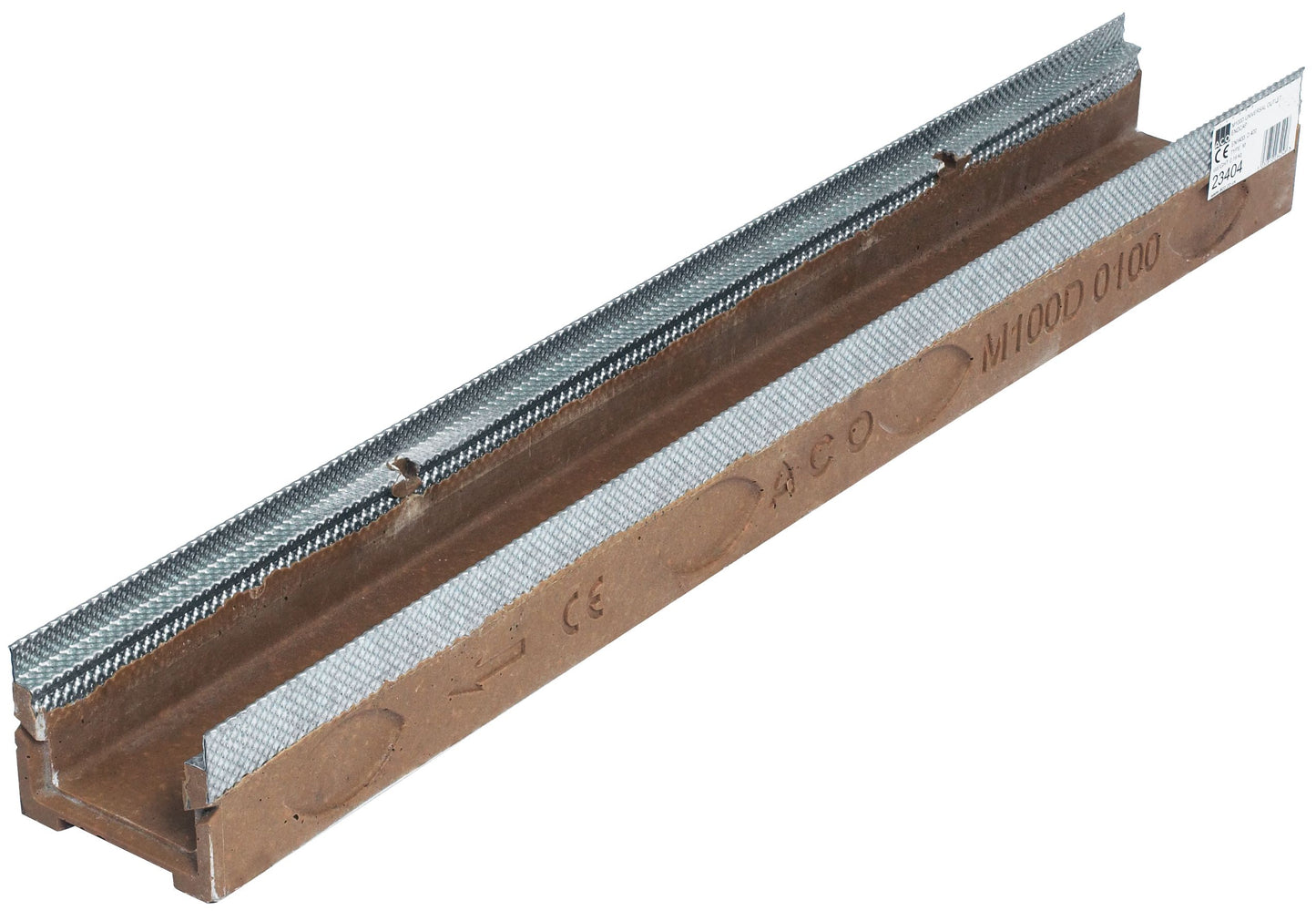 ACO M100D MULTIDRAIN 0100V SHALLOW CHANNEL 100mm x 1m 23111