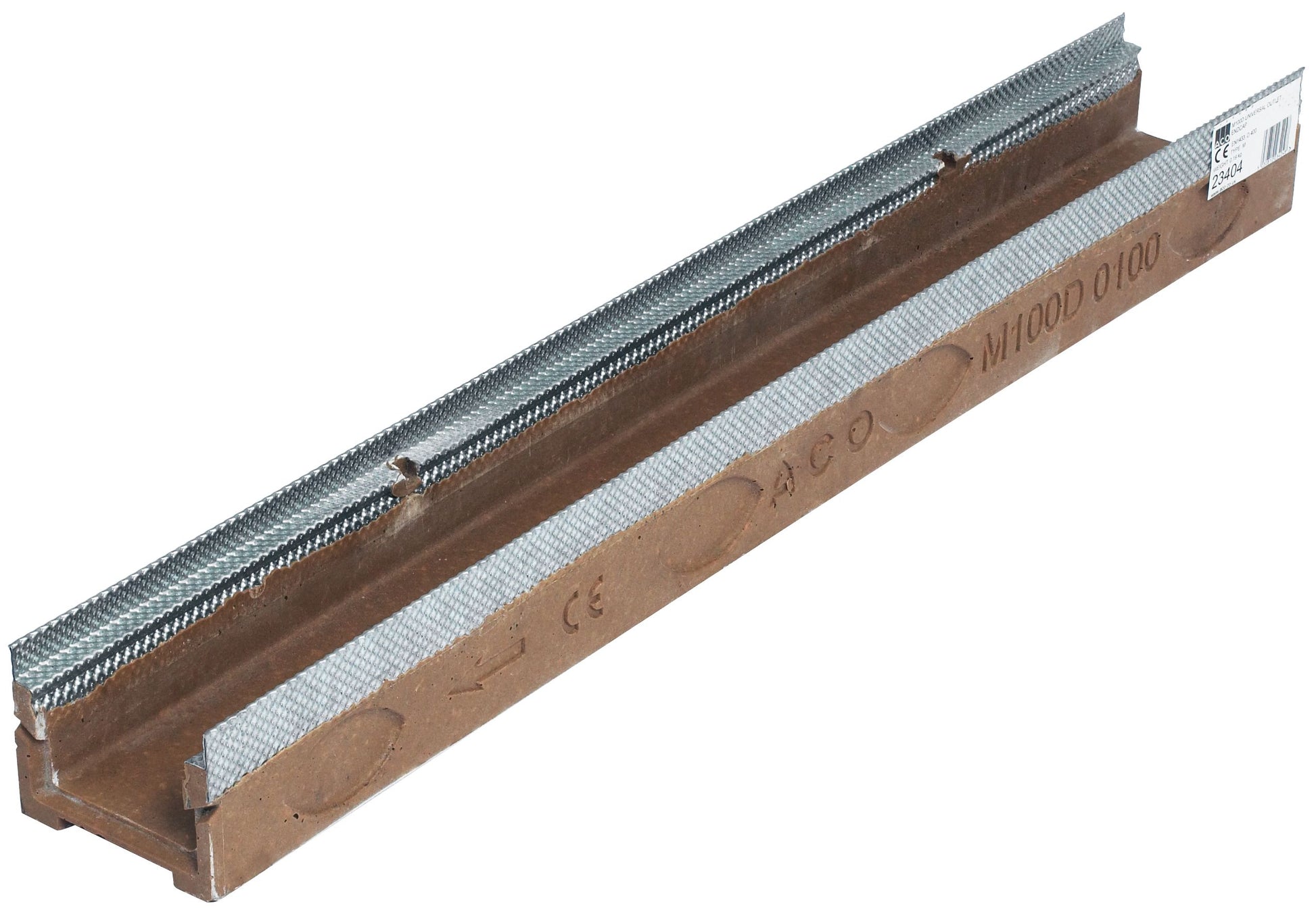 ACO M100D MULTIDRAIN 0100V SHALLOW CHANNEL 100mm x 1m 23111