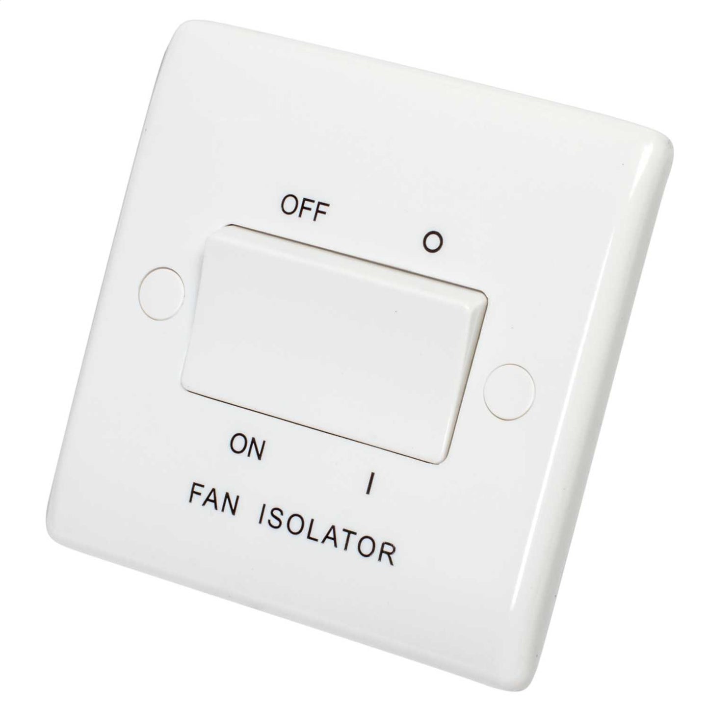 BG Nexus 10A Triple Pole Fan Isolator Switch White