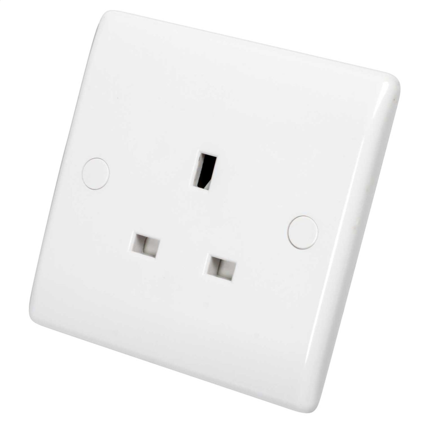 BG Nexus 13A 1 Gang Unswitched Socket White