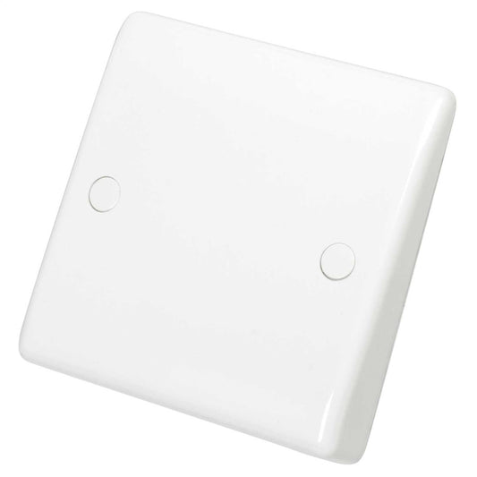 BG 25A 1 Gang Flex Outlet Bottom Entry White