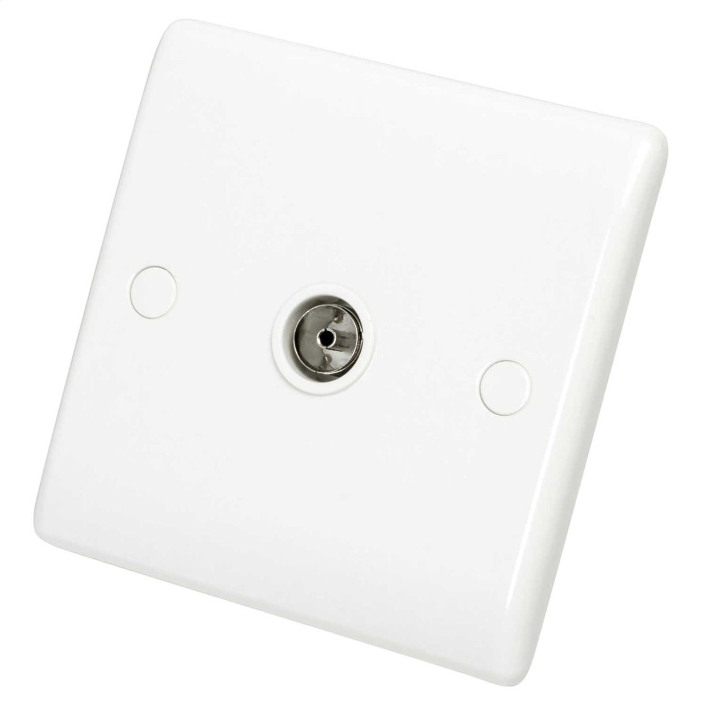 BG Nexus 1 Gang Coaxial Socket White